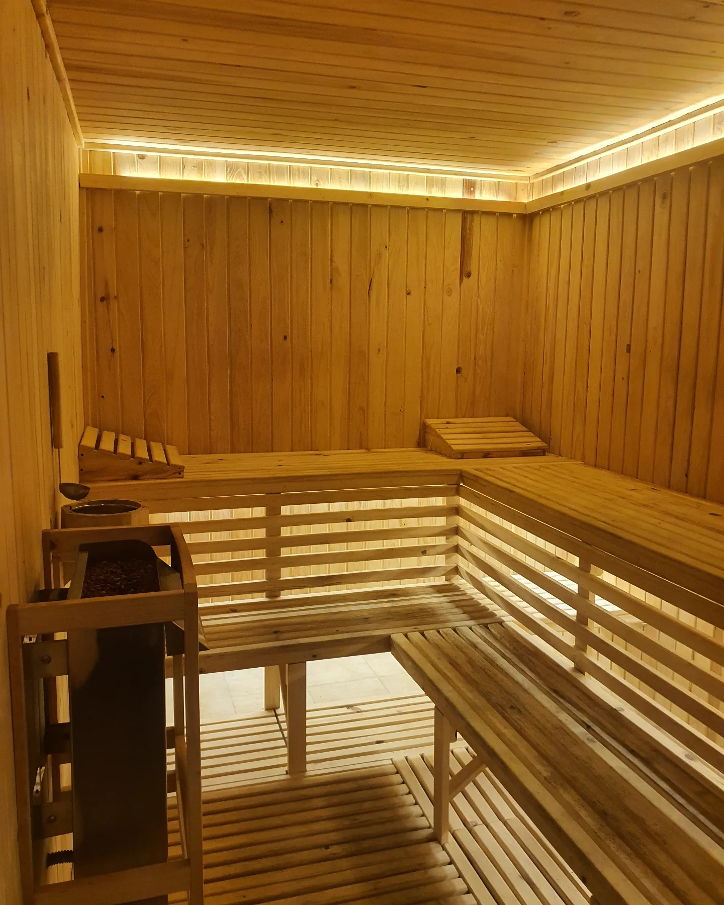 Sauna interior