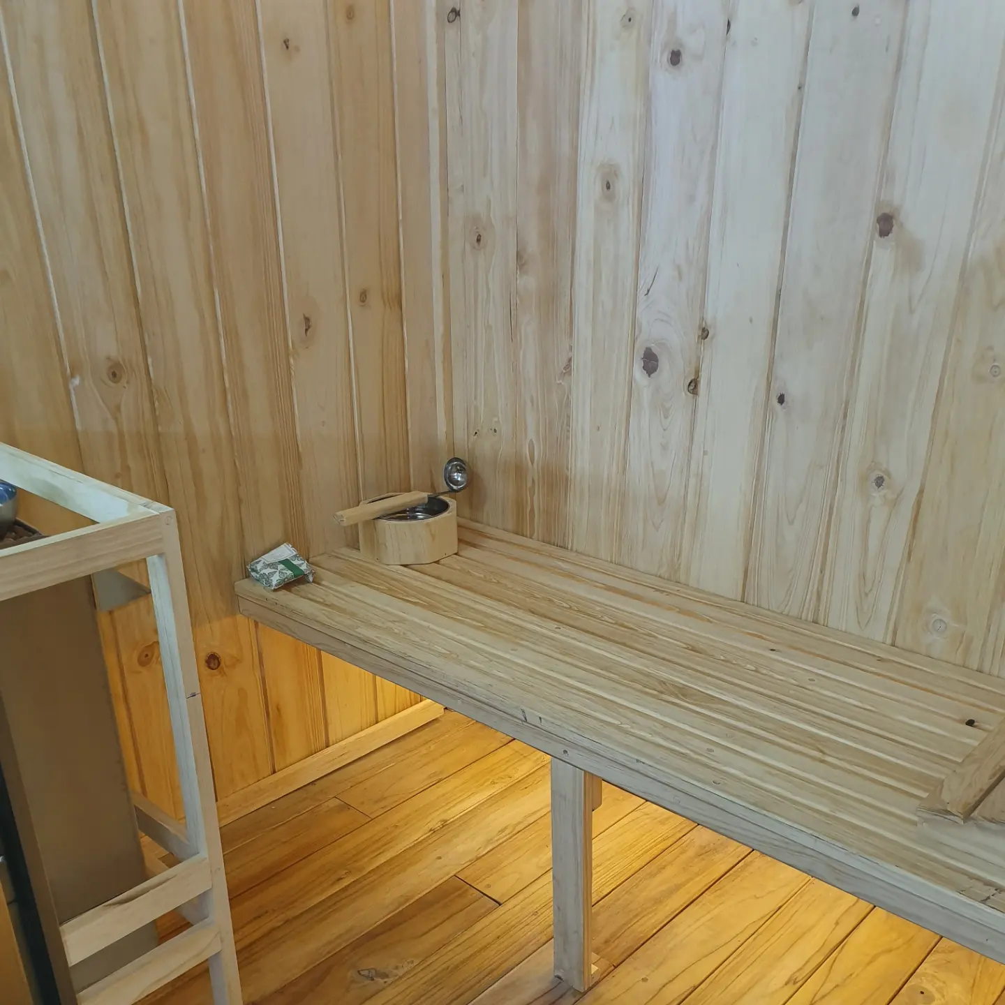 Sauna interior